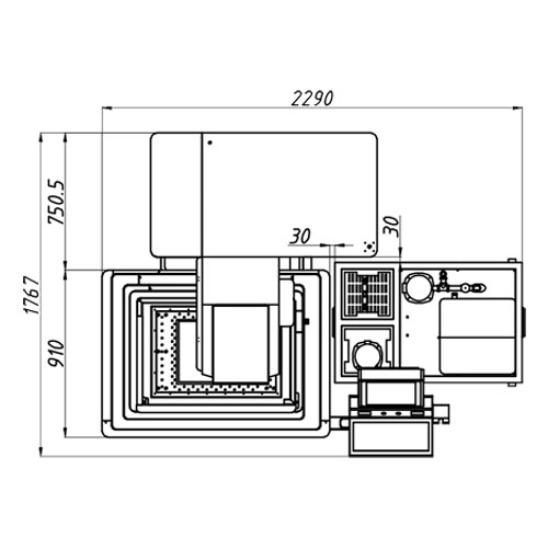 KD400ZL-A CNC EDM Wire Cut Machine X×Y=320×400mm Layout
